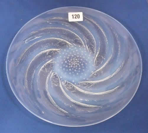 Rene Lalique Plate Poissons
