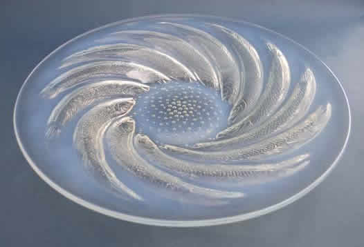 Rene Lalique Shallow Bowl Poissons