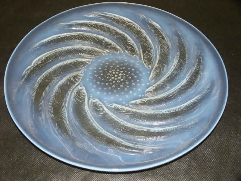Rene Lalique Poissons Plate