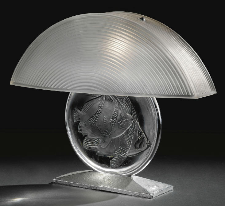 Rene Lalique Lamp Poissons