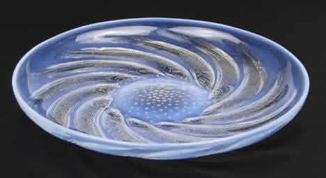 Rene Lalique Opalescent Bowl Poissons