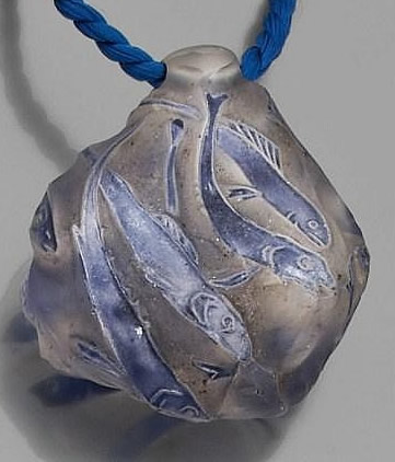Rene Lalique Pendant Poissons