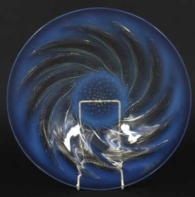 Rene Lalique Shallow Bowl Poissons