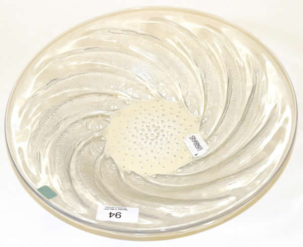 Rene Lalique Shallow Bowl Poissons