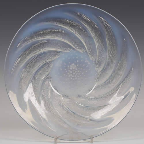 Rene Lalique Shallow Bowl Poissons