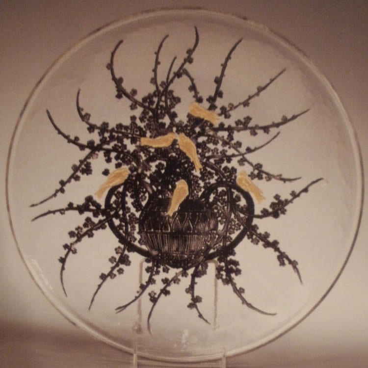 Rene Lalique Pommier Plate