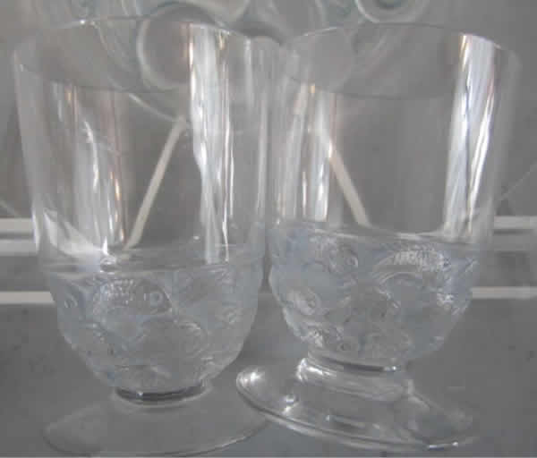 Rene Lalique Liqueur Glass Pouilly