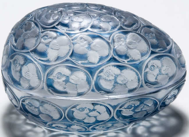Rene Lalique Box Poussins