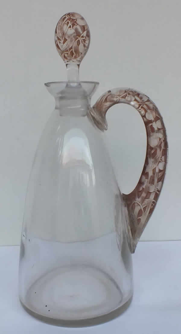 Rene Lalique Carafe Prunelles