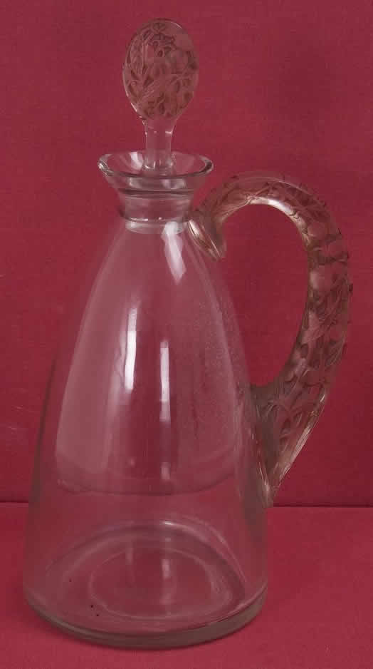 Rene Lalique Carafe Prunelles
