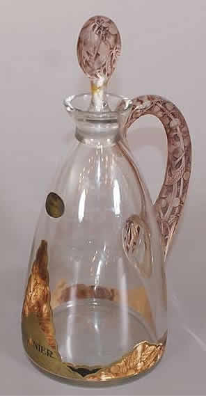 Rene Lalique Decanter Prunelles