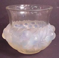 Rene Lalique Vase Prunes