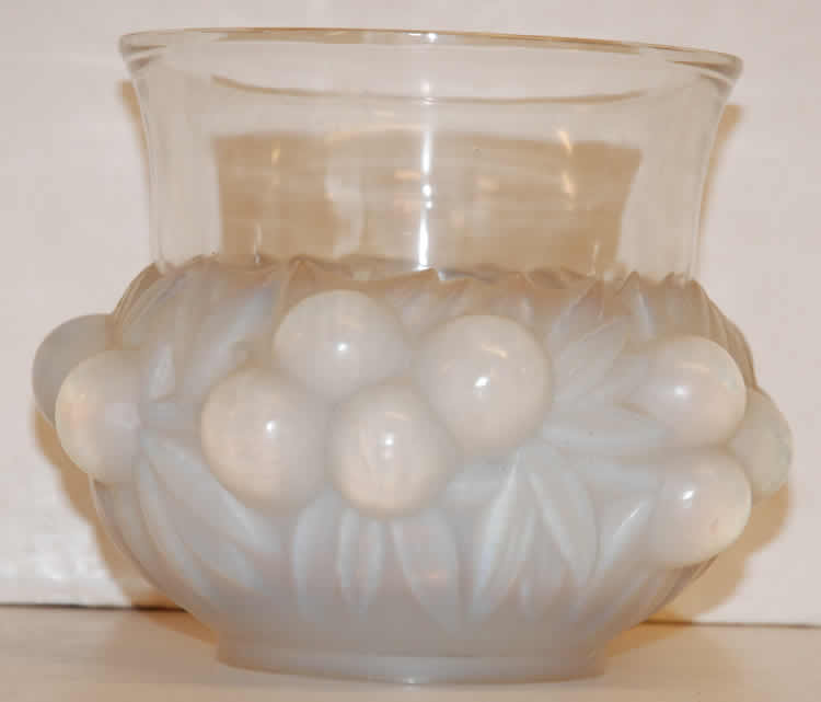 Rene Lalique Vase Prunes