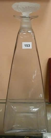 Rene Lalique Decanter Pyramidale