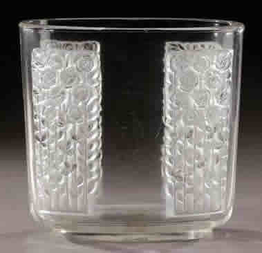 Rene Lalique Quarante Roses Vase