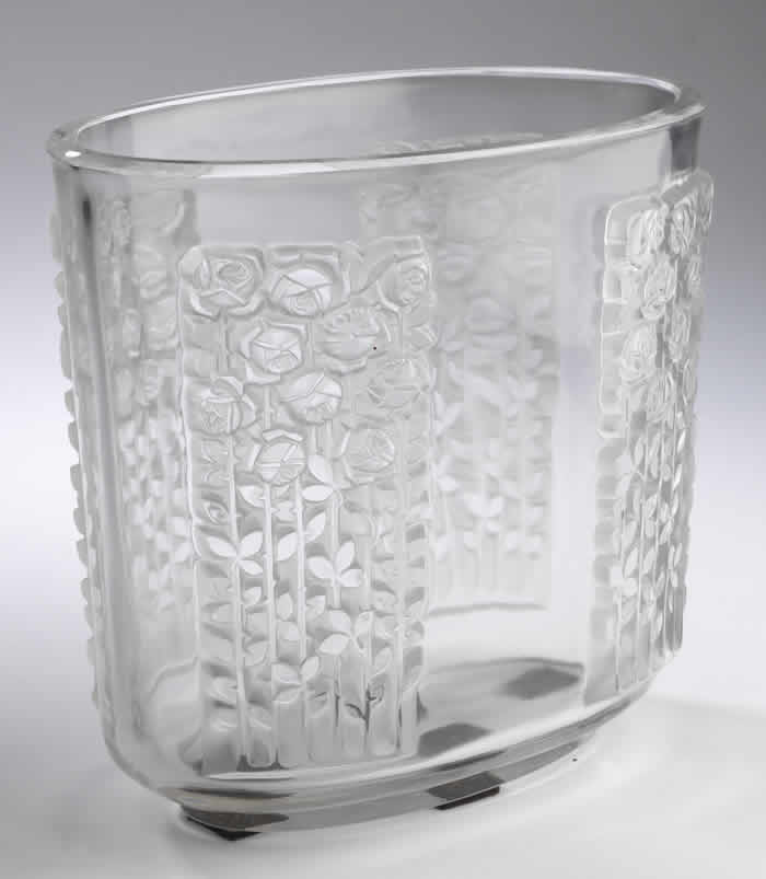 Rene Lalique Vase Quarante Roses