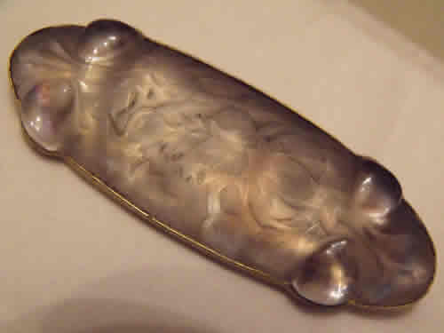 Rene Lalique Brooch Quatre Cabochons Bluets