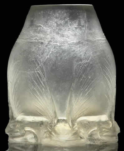 Rene Lalique Quatre Grenouilles De Vol Cire Perdue Vase