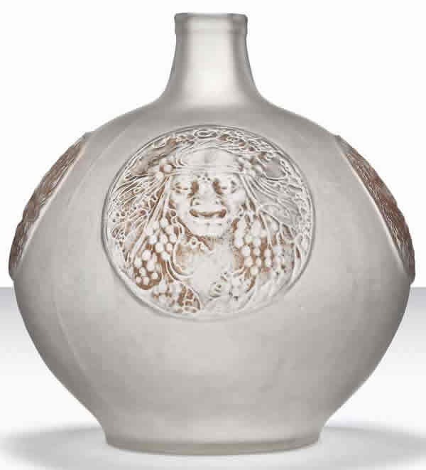 Rene Lalique Vase Quatre Masques