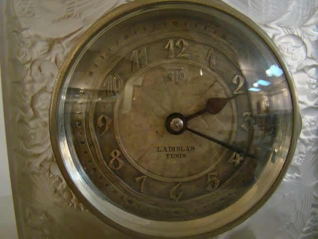 Rene Lalique Clock Quatre Moineaux Du Japon