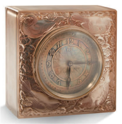 Rene Lalique Pendule Quatre Moineaux