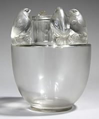 Rene Lalique Vase Quatre Moineaux