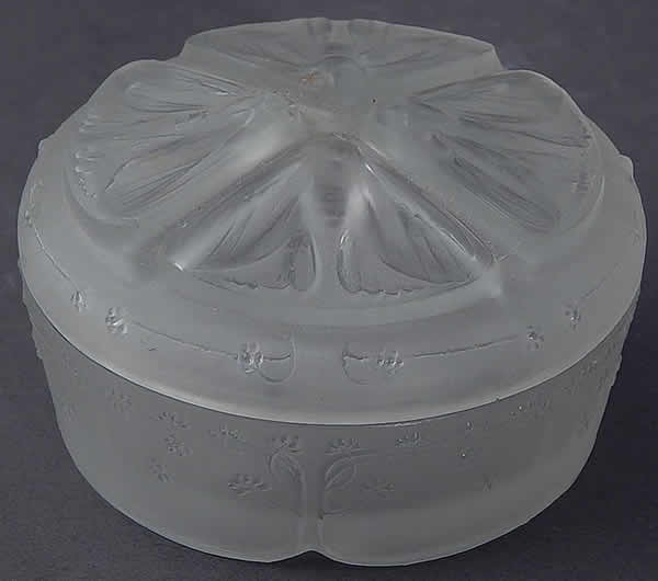 Rene Lalique Covered Box Quatre Papillons