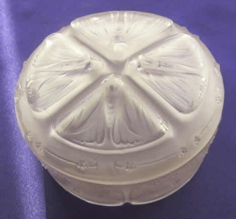 Rene Lalique Powder Box Quatre Papillons