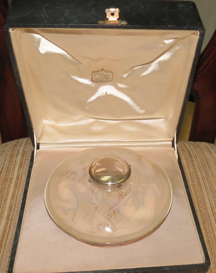 Rene Lalique Inkwell Quatre Sirenes