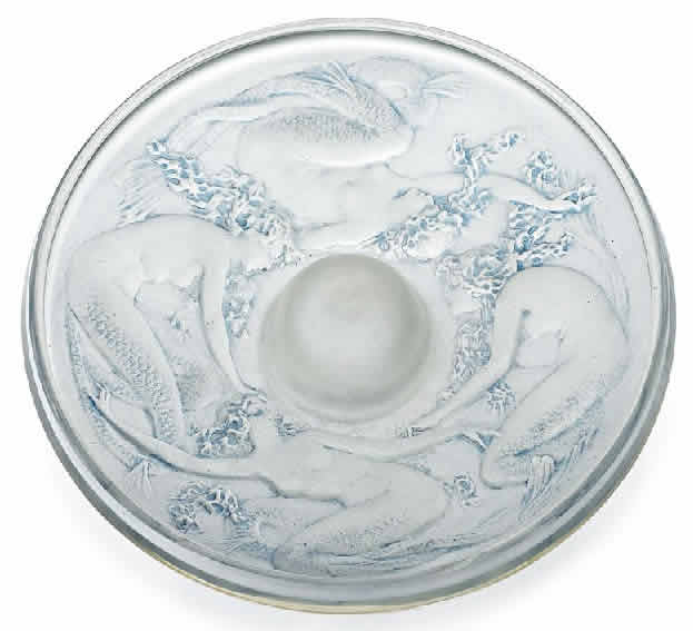 Rene Lalique Inkwell Quatre Sirenes