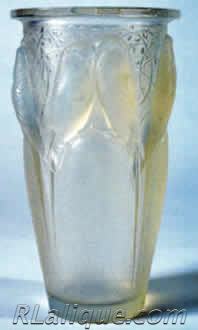 Rene Lalique Vase Ceylan