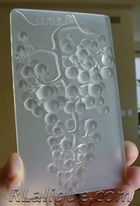 Rene Lalique Menu Raisin Muscat