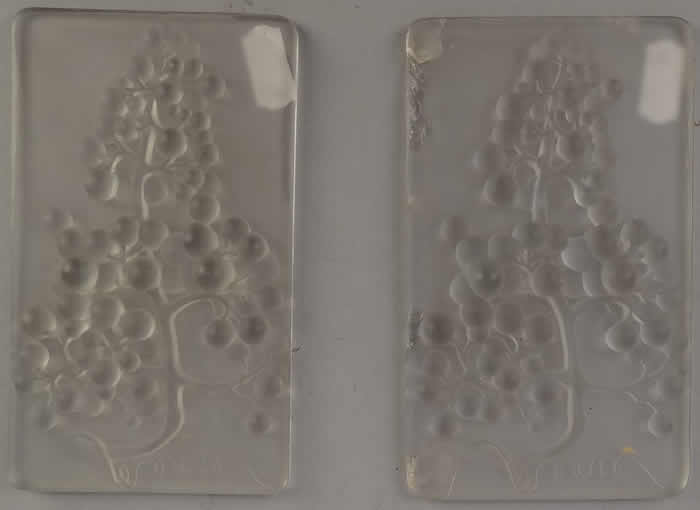 Rene Lalique Menu Board Raisin Muscat