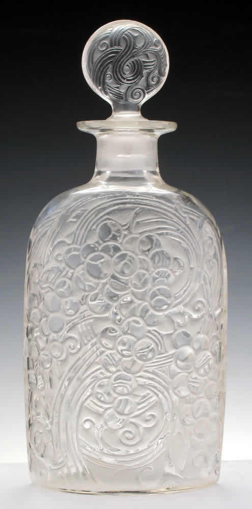 Rene Lalique Raisins Decanter