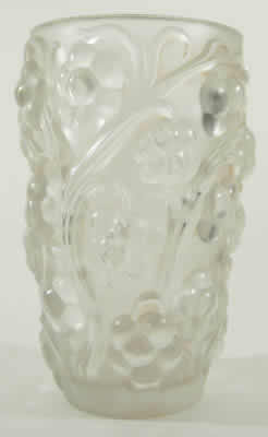 Rene Lalique Vase Raisins