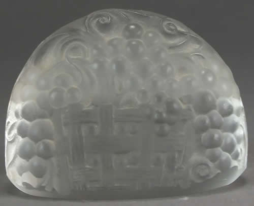 Rene Lalique Porte-Menu Raisins