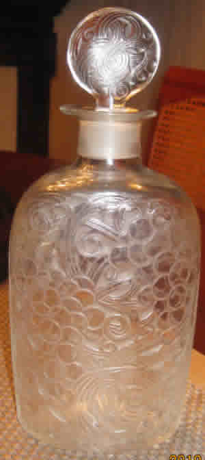 Rene Lalique Decanter Raisins