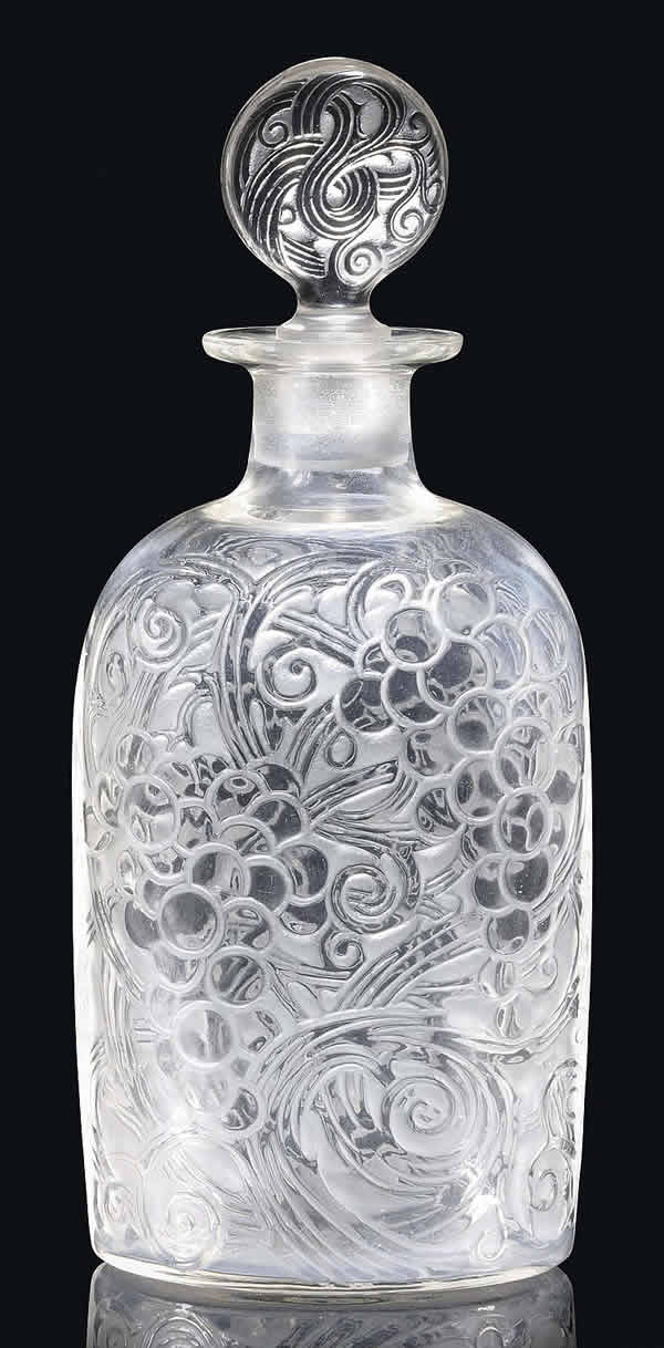 Rene Lalique Decanter Raisins
