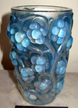 Rene Lalique Vase Raisins