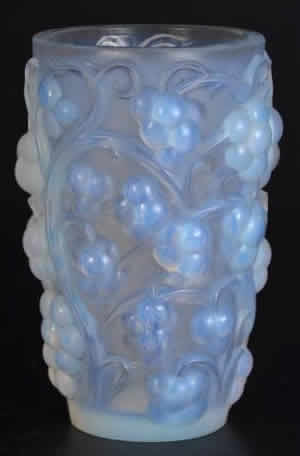 Rene Lalique Vase Raisins