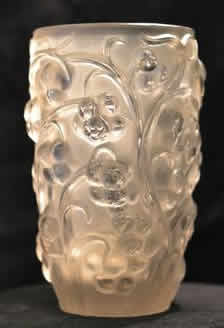 Rene Lalique Vase Raisins