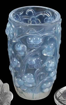 Rene Lalique Vase Raisins
