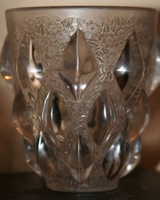 Rene Lalique Vase Rampillon