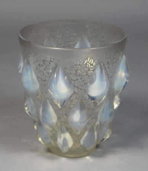 Rene Lalique Vase Rampillon