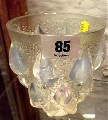 Rene Lalique Vase Rampillon