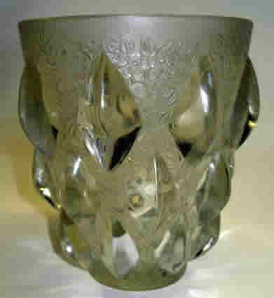 Rene Lalique Vase Rampillon