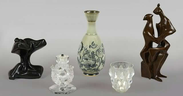 Rene Lalique Vase Rampillon