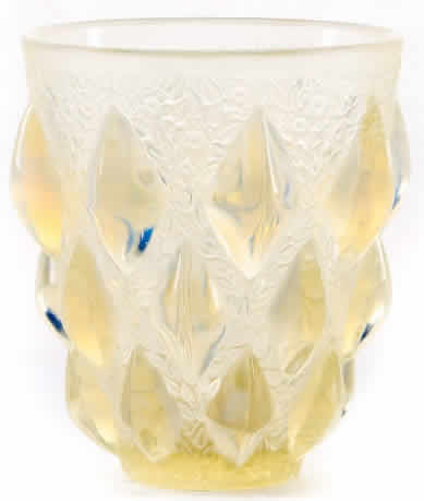 Rene Lalique Vase Rampillon