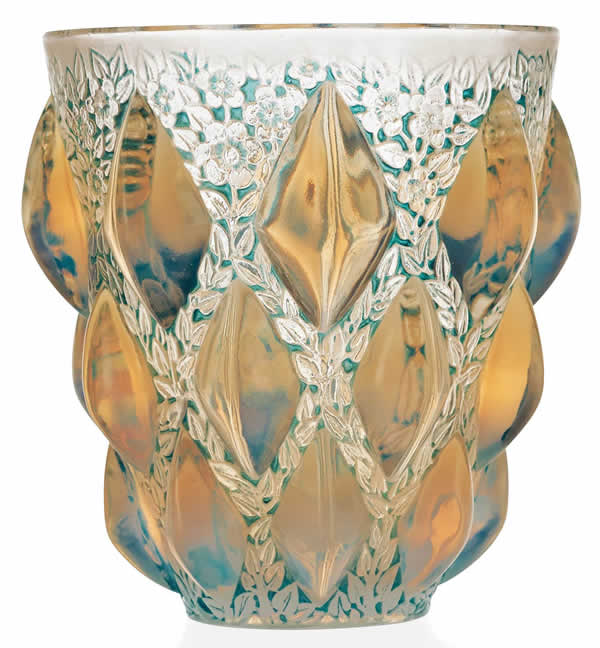 Rene Lalique Vase Rampillon