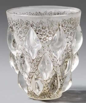 Rene Lalique Vase Rampillon